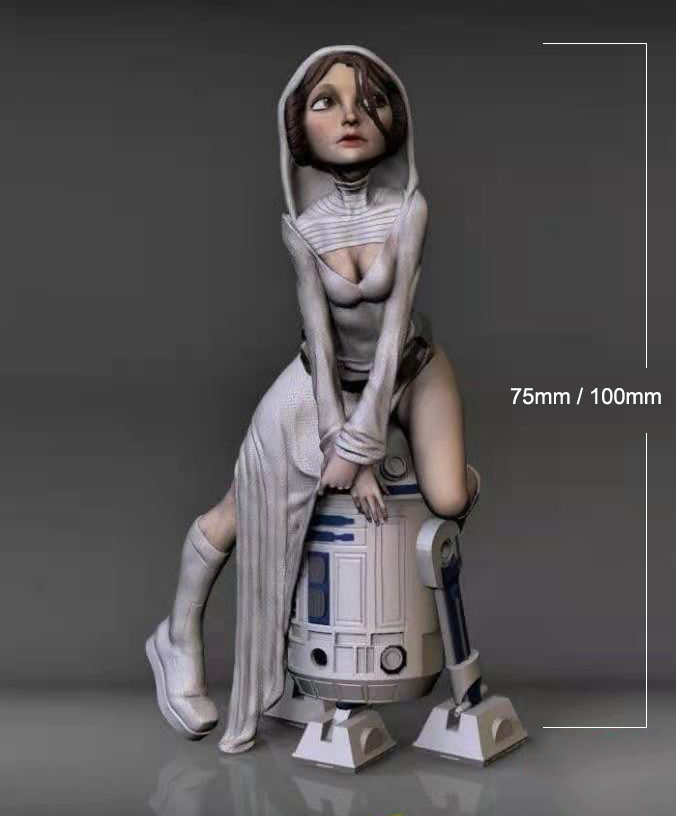 Model Kit Ixchel - 1/24 75Mm 1/18 100Mm Nhựa Bộ