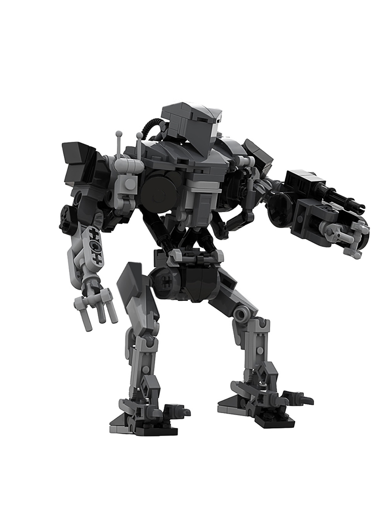 Model Kit Robocop - Cyborg Officer MOC Building Blocks, Detroit