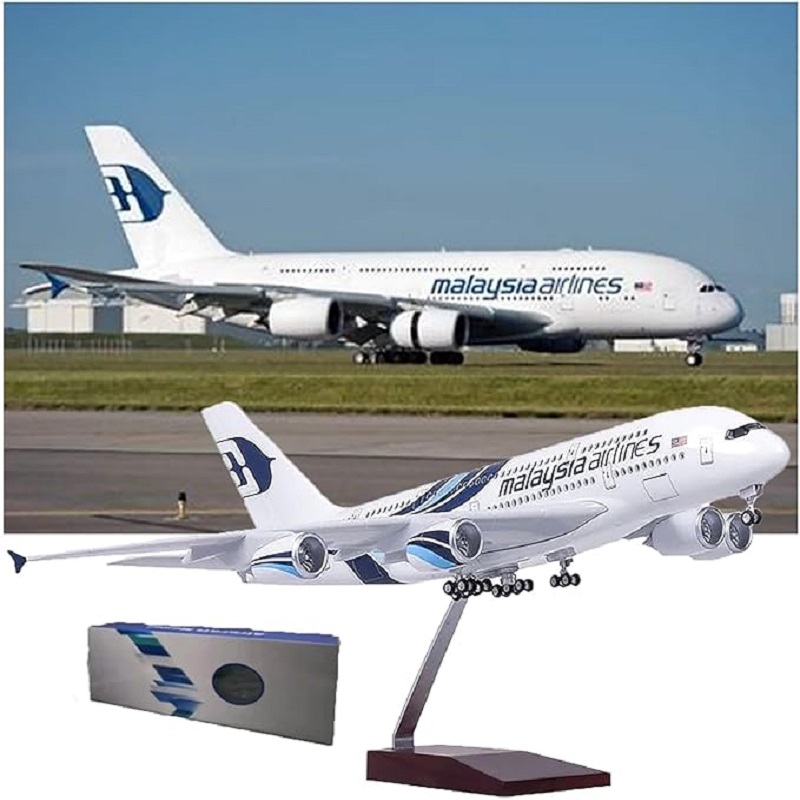 Model Kit Ixchel - 1:160 Scale Malaysia Airlines A380 Metal