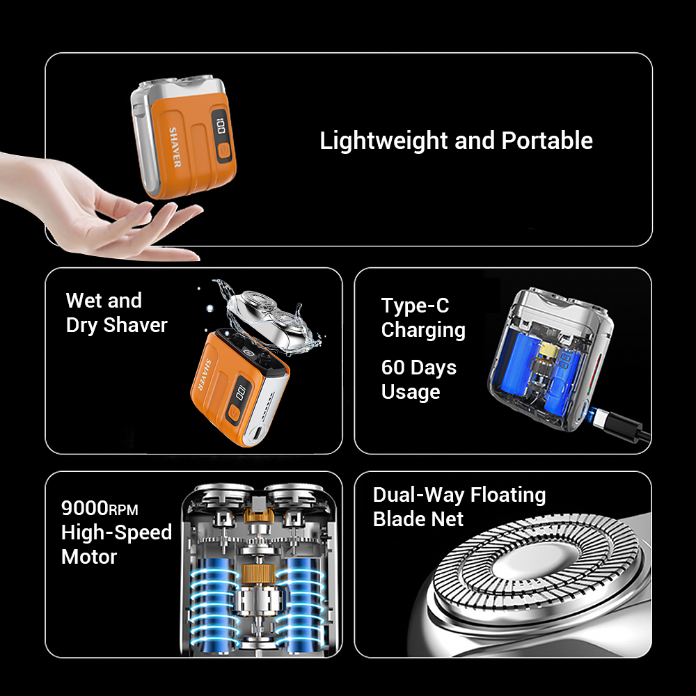 Electric Smart Shaver Househol - đánh giá và giá Model Kit Ms General