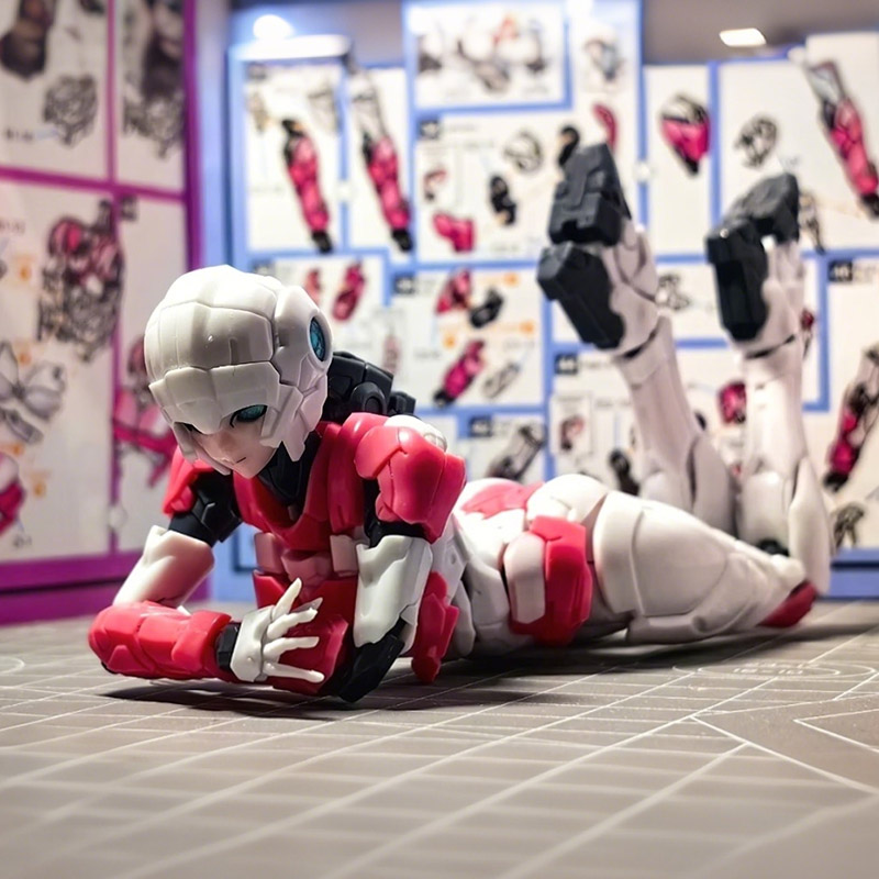 In Stock M66336 Pink M66337 Da - đánh giá và giá Model Kit Mecha Girl