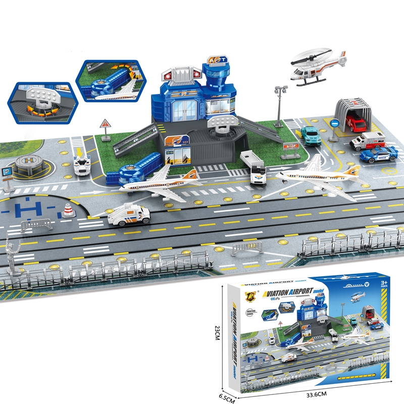 Children's Airport Scene Toy S - đánh giá và giá Model Kit Planes