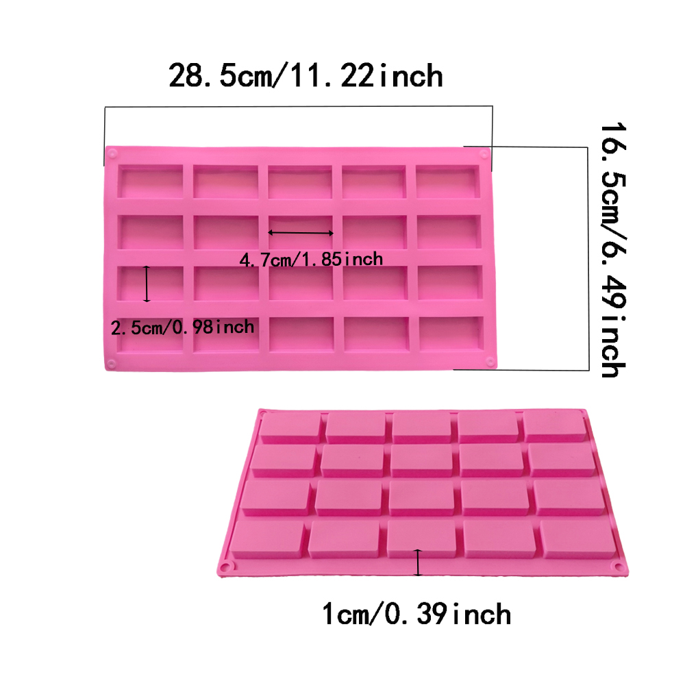 1pc 20 cavity rectangular sili - đánh giá và giá Model Kitchen Set