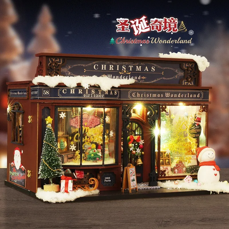 DIY little house Christmas won - đánh giá và giá Model Kit House