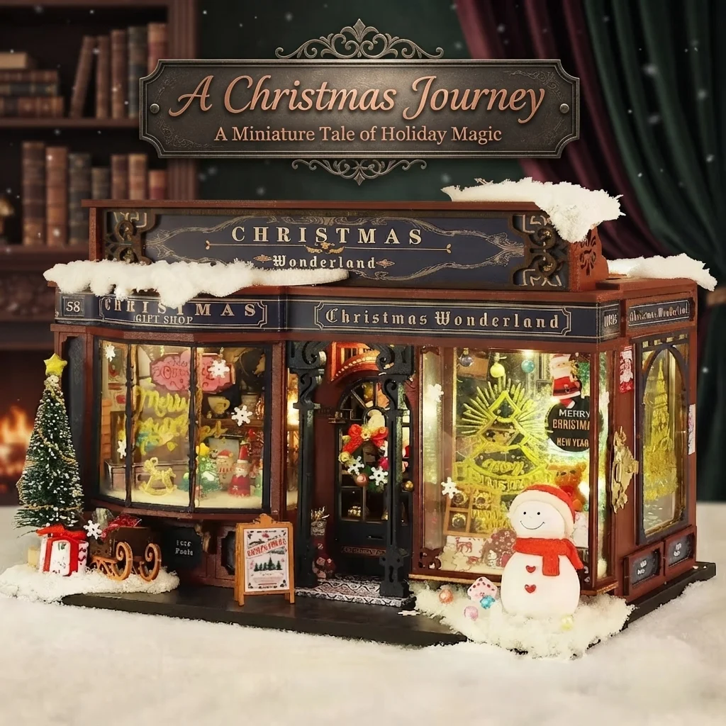 DIY little house Christmas won - đánh giá và giá Model Kit House