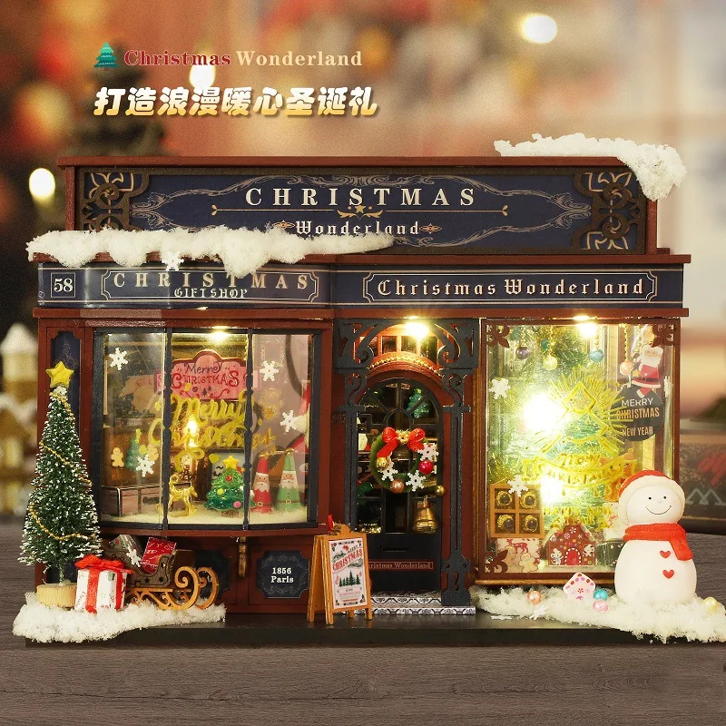 DIY little house Christmas won - đánh giá và giá Model Kit House