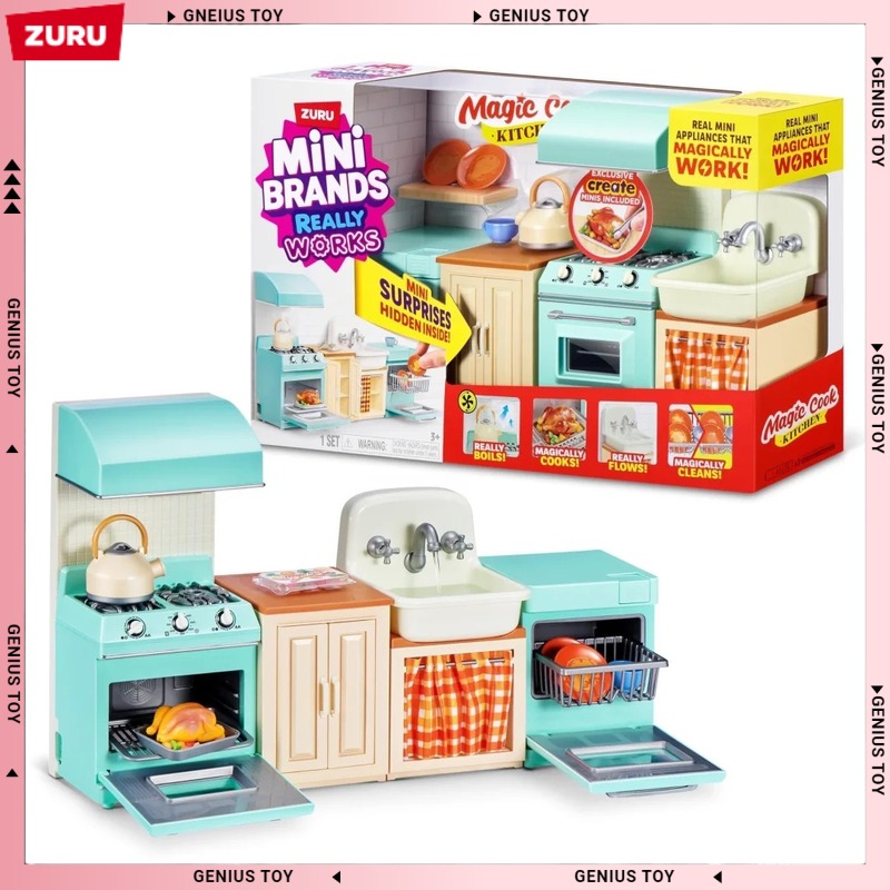 Zuru Mini Brands Magic Cook Ki - đánh giá và giá Model Kitchen Set