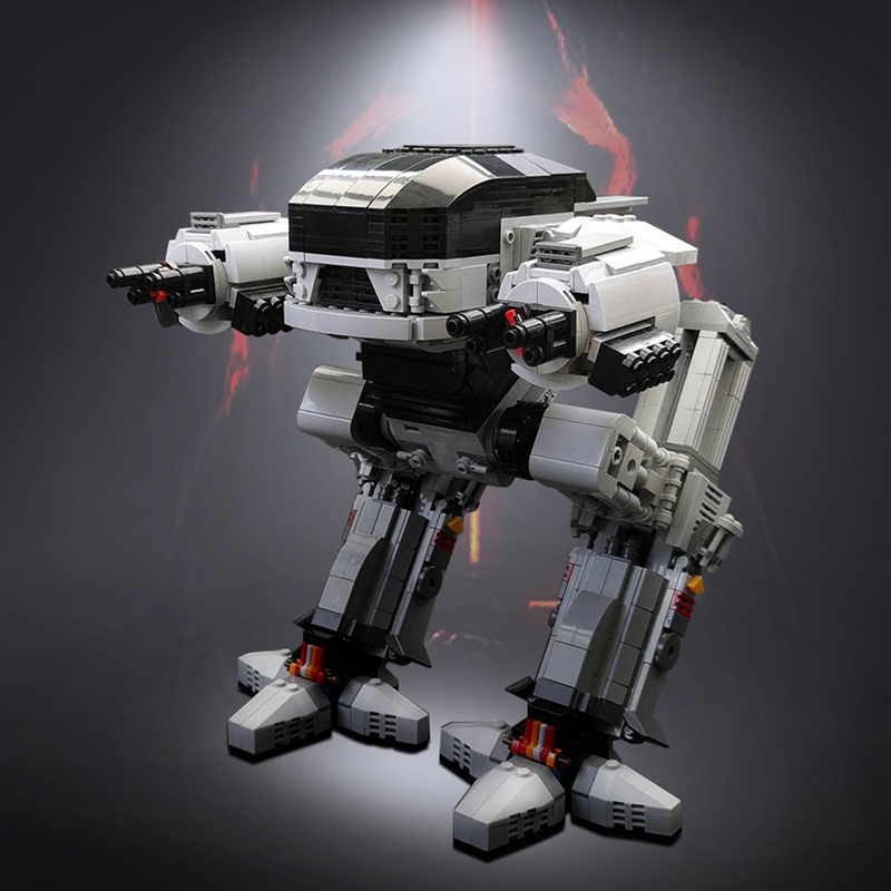 Gobricks UCS Scale ED-209 Robo - đánh giá và giá Model Kit Robocop