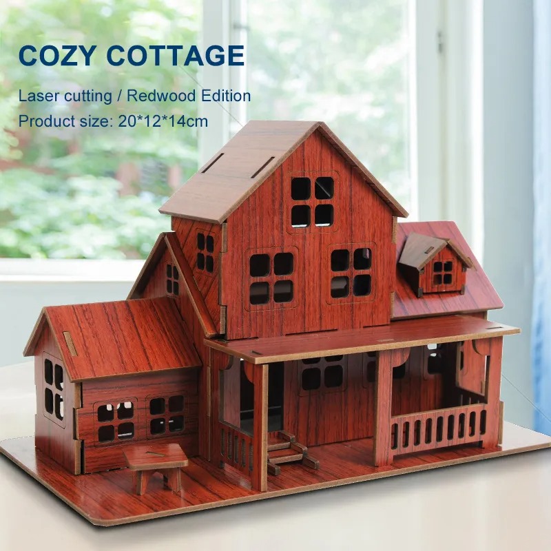 3D Wooden Puzzle Model GamesCo - đánh giá và giá Model Kit House