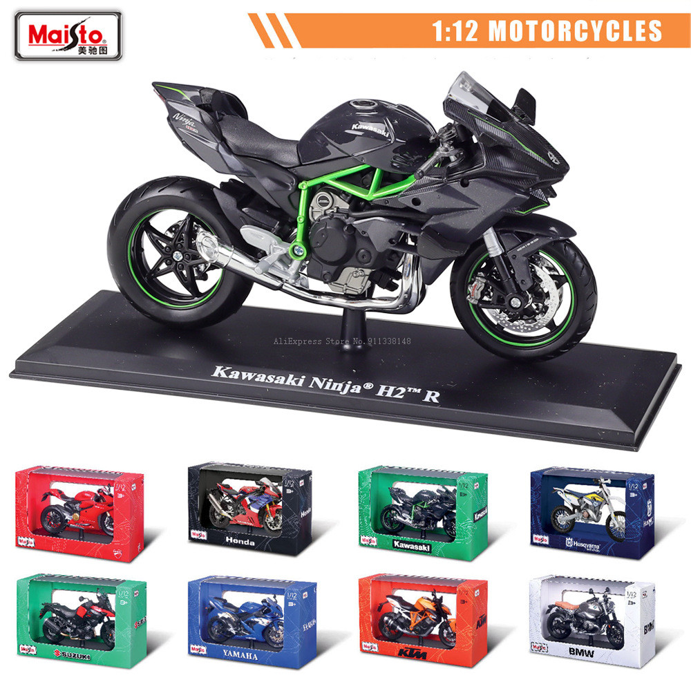 Maisto 1:12 BMW Kawasaki Suzuk - đánh giá và giá Model Kit Yamaha