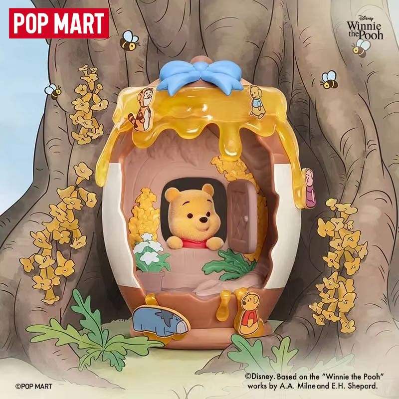 New Hot POP MART Winnie The Po - đánh giá và giá Model Kit House