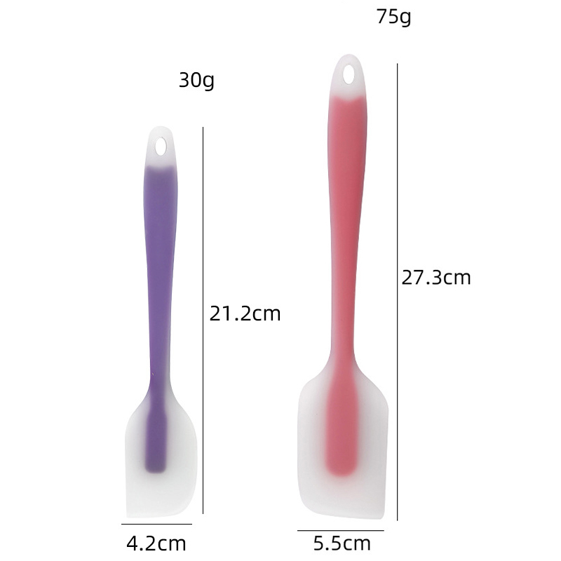 Silicone Cake Scraper Transluc - đánh giá và giá Model Kitchen Set