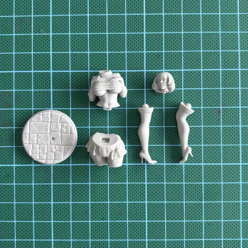 1/24 Scale DieCast Resin Figur - đánh giá và giá Model Kit Mecha Girl