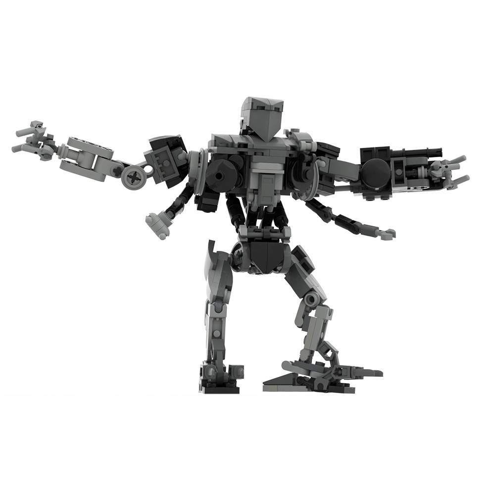 Cyborg Officer MOC Building Bl - đánh giá và giá Model Kit Robocop