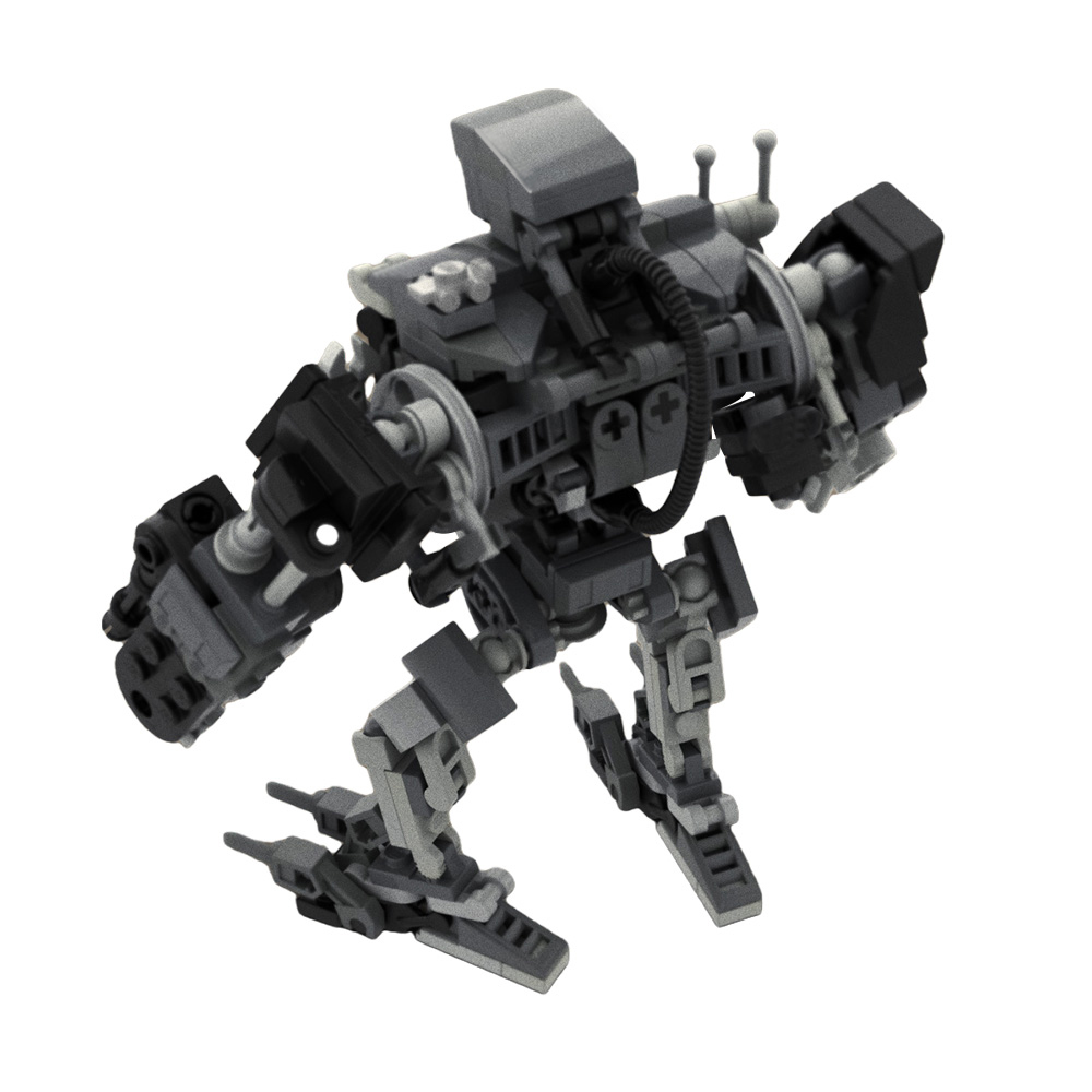 Cyborg Officer MOC Building Bl - đánh giá và giá Model Kit Robocop