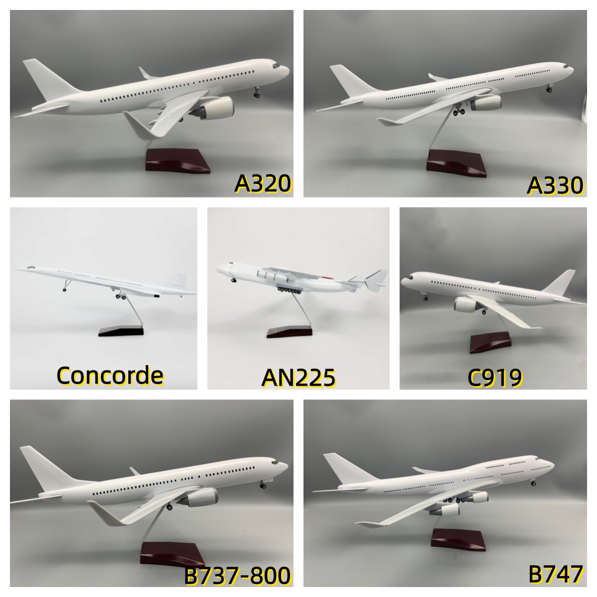 47CM Blank White DIY Airplane  - đánh giá và giá Model Kit Planes